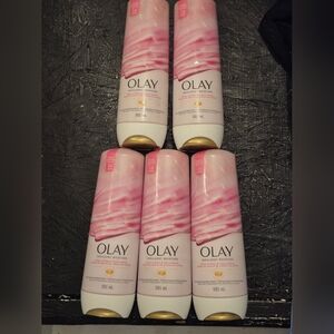 OLAY Indulgent Moisture Body Wash; Notes Of Rose & Cherry Creme (Set of 5)